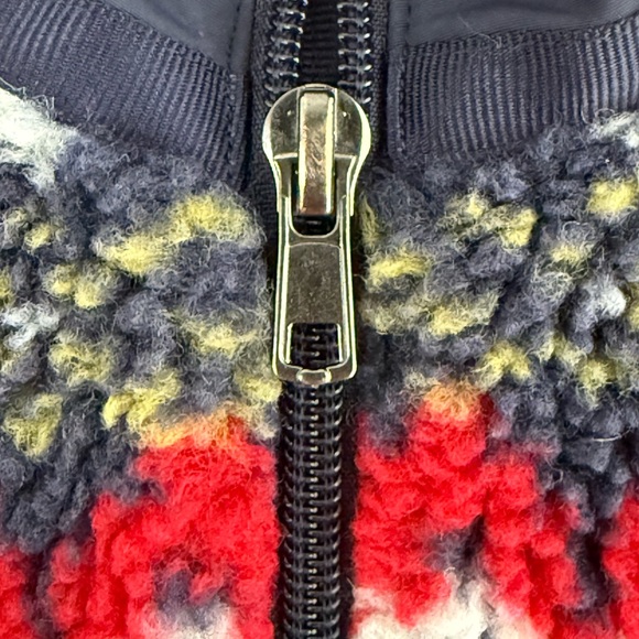 Ralph Lauren Fair Isle Teddy Fleece Jacket - Picture 4 of 6